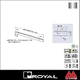 e-kanamono ロイヤル 棚受け レベルブラケット B-120 350 クローム