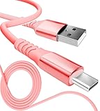 13カラー 4長さ PD急速 15W 60W 100W 100％シリコン 超高耐久 USB-A Type-C to Type-C【inklink Japan公式】充電ケーブル iPhone 充電コード USB-C 機器対応 急速充電 PC/パソコン/ノートパソコン/iPhone/iPad/Android (USB-A to Type-C 3A15W, ラズベリー, 2m)