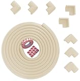 Table Edge Guard & Corner Bumpers for Baby Proofing - Easy to Install, Extra Tape, Extra Long Corner