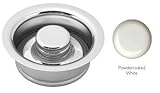 ウエストブラスd2089 – 50 in-sink-erator Disposalフランジとストッパー – パウダーコートホワイト