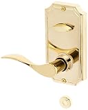Weslock R1405--U30020 Lexington 1400 Series Entry Handle, Polished Brass by Weslock