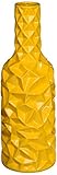 Urban Trends Collection 30952 Ceramic Vase Yellow 12 in. H