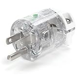 Woodhead 85447 Safeway Plug, Hospital Duty, Straight Blade, 2 Poles, 3 Wires, NEMA 5-15 Configuratio