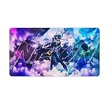 マウスパッド 大型 ゲーミングマウスパッド ヴァロラント プレイマット ゴム底 耐洗い表面 耐久性良い キーボードパッド オフィス 周辺機器 デスクパッド パソコンマット 滑り止めゴム底 快適 プレンセント 40X75cm