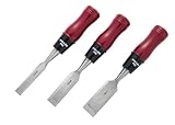 Fuller Tool 301-1950 3-Piece PRO Heavy Duty Wood Chisel Set by Fuller Tool