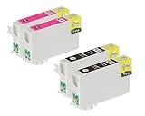 【Ecolink】エプソンEPSON 互換インクカートリッジIC6CL50対応 ICBK50(ブラック)X2+ICM50(マゼンタ)×2 互換インク 4個パック