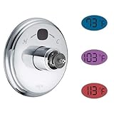 Delta T14000-T2O-LHP Traditional Temp2O Valve Trim without Handle, Chrome [並行輸入品]