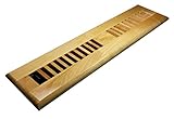 Decor Grates WML214-N 2-Inch by 14-Inch Wood Floor Register, Natural Maple [並行輸入品]
