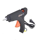 米国のプラグインAC110-240V 40Wホットメルトトリガミニグルーガン黒オレンジ