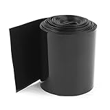uxcell PVC熱収縮フィルム　熱収縮バッテリー用チュービング　18650バッテリー用　85mm/55mm　10m