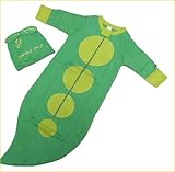 変身おくるみ(アフガン) ベビー用品 グリーンさやえんどう 0歳ー身長65cm位まで