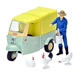 トミーテック (TOMYTEC) トミカリミテッドヴィンテージ 1/64 LV-143d ダイハツ ミゼット 黄緑/ベージュ フィギュア付 完成品