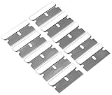 10 Pack Razor Blades Single Edge- High-Grade Long Lasting Carbon Steel Single Edge Razor Blades Idea