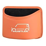 【くるまドットコム】ハスラー MR5292 収納 レザー ダストボックス ごみ箱 車用 ステッカー ベージュ