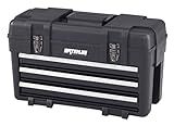 Waterloo PP-2314BK Specialty Series Plastic/Metal Portable Chest, 3-Drawers, 23-Inch, Black [並行輸入品]
