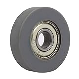 uxcell ベアリングプーリー PUローラー スライディング コンベヤーホイール 10mm x 40mm x 10mm
