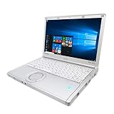 【整備済み品】 Panasonic ノートPC CF-SX4/MS Office 2019/Win 10/12型/Webカメラ/Bluetooth/WiFi/DVD-RW/Core i5-5300U/8GB/1TB HDD (整備済み品)