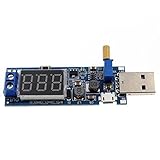 RASBEE DC-DC昇降圧コンバータ 3.5V~12V to 1.2V~24V 昇圧降圧電圧レギュレータ電源モジュール LED電圧計ディスプレイ付き 5V USB充電器 Micro USB デスクトップ電源モジュール ブーストパワーモジュール 調整可能