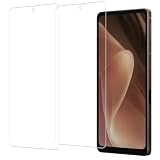 HUAKE アクオスセンス7 plus 保護フィルム【(2枚)ガラスフィルム】AQUOS Sense7 Plusガラスフィルム 用 国産硝子素材製 強化 ガラス 指紋防止 液晶