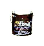 アサヒペン 油性シリコン鉄部用 0.7L 赤