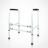 トイレアームレスト、高齢者用トイレトイレアームレスト無料設置トイレフェンス手すりトイレ手すりブームスタンド ( 色 : Conventional )