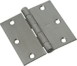 Stanleyハードウェアrp741 3 – 1 / 2 " x 3 – 1 / 2 " Squareコーナー住宅用の蝶番サテンクローム