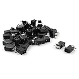 uxcell DCソケット　ジャックコネクタ　PCBマウント　パネルはんだ　1.1mmx3.5mm 50個入り