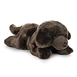 GUNDチョコレートラブラドール犬ぬいぐるみ ミディアム 14インチ ぬいぐるみ