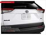 純正 トヨタ 2019 & 新型 RAV4 ハイブリッド XLE ブラックアウトエンブレム オーバーレイキット (PT948-42197-02)