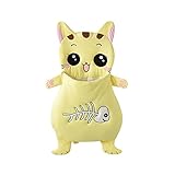 FYX ベビー 冬 布団 動物 暖かい 柔らかい肌触り 子供寝袋 (105cm, cat)