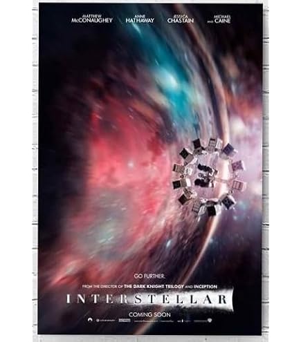Amazon.co.jp: 【フレーム付-黒-】映画ポスター インターステラー