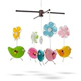 Marmelada Giggly Birds Mobile Flower Nursery Baby Room Bedtime Night Sleep D?cor by Marmelada