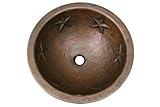 Houzer hw-sta1rf HammerwerksコレクションアンダーマウントStarlightラウンドバスシンク