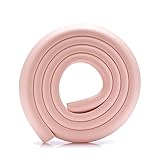 Minidiva コーナークッション ２M超弾力 厚手 衝撃吸収 赤ちゃん怪我防止 家具保護 両面テープ付きＬ（ピンク）