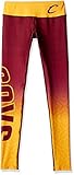 KLEW NBA Cleveland Cavaliersグラデーションプリントレギンス S レッド