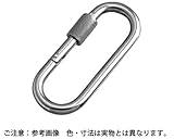 プチカラビナ（カンツキ 材質(ｽﾃﾝﾚｽ) 規格(P-10B) 入数(10) 【プチカラビナ（環付）シリーズ】