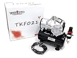 toolsisland オイルレス ミニ エアコンプレッサー ダブルシリンダー 3Lタンク付き TKF021