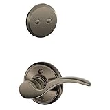 Schlage f94sta620lhアンティークピューター内部パックSt Annes Left Handedダミーレバー内部パックwithデッドボルトトリム