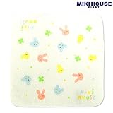 MIKIHOUSE FIRST(ミキハウスファースト)どうぶつ柄 ふんわりミニタオル ---,白
