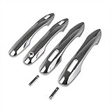 RUIQ トヨタ 新型 アルファード ヴェルファイア 40系 専用 外装 アウタードアハンドルカバー ノブ フルカバータイプ TOYOTA ALPHARD VELLFIRE 専用 設計 (クロームメッキ)