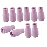 uxcell セラミックノズル　ピンク　10個 #4 13N08 TIG WP9 WP20 交換部品