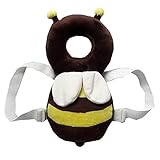 Plus Nao(プラスナオ) 赤ちゃん用 パッド付 リュック ベビー ヘッドガード リュックタイプ 頭部保護パッド 頭ガード 転ぶ 頭 ハチ セーフテ - ハチ