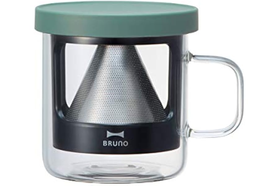 BRUNO ブルーノ コーヒードリッパー 1人用 ペーパーレス ドリップ カップ パーソナル グリーン BHK244-GR