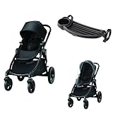 【セット買い】baby jogger(ベビージョガー) マルチユースベビーカー city select (シティセレクト) ブラック BK+純正アクセサリー(チャイルドトレイ/レインカバー)