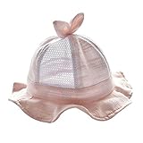 ライトピンク折り畳み式ビーチハットギフトの赤ん坊の帽子コットンSunhatサマーハットラブリーキャップ