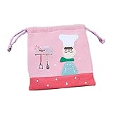 「ご飯をする」引き縄袋(14.5*17cm)