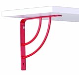 John Sterling RP-0087-6RD Milano Deco L-Bracket, Red, 6-Inch by John Sterling