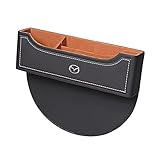 マツダ 収納ケース 収納ボックス 収納ソフト アテンザ アクセラ CX-3 CX-4 CX-5 CX-8 デミオ 車パーツ 専属ロゴ 挟み取り付け 丈夫で長持ちする 車用 [並行輸入品] (ブラック, マツダ)