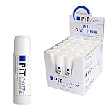 トンボ鉛筆 スティックのり PiTハイパワー Gサイズ (強力・スピード粘着) (40g) 20本 PT-GP-20P