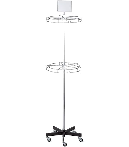 Amazon｜ラウンドハンガー 直径75×H114～164cm 白 耐荷重40kg 【 店舗 